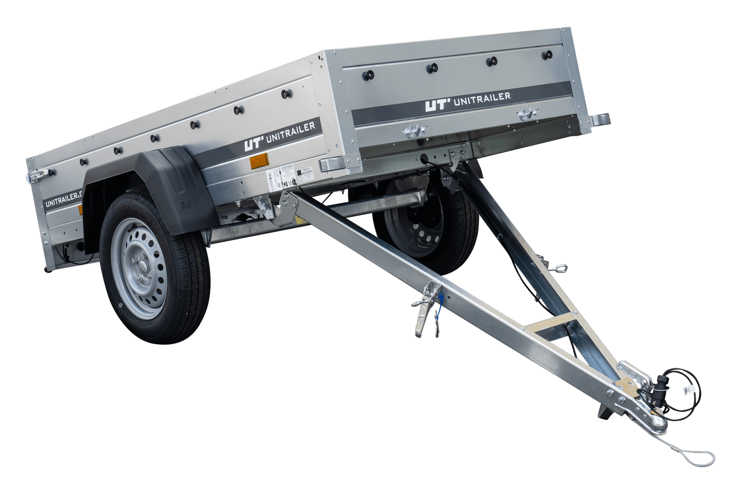 Remorque bagagère Garden Trailer 200 KIPP 200 x 106 cm avec bâche haute bleue – Image 19