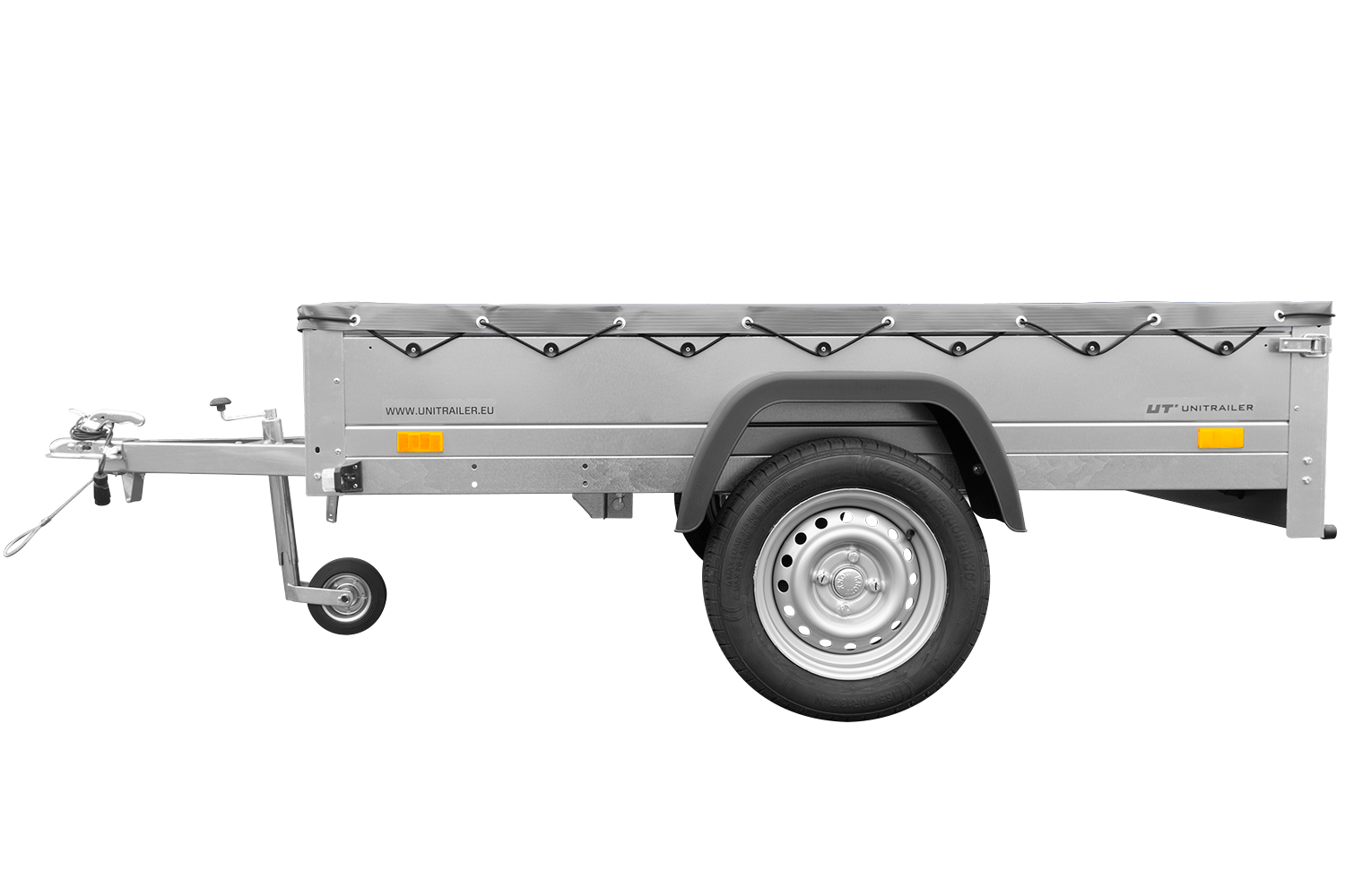 Remorque galvanisée 200x125 cm Garden Trailer 201 KIPP + accessoires – Image 7
