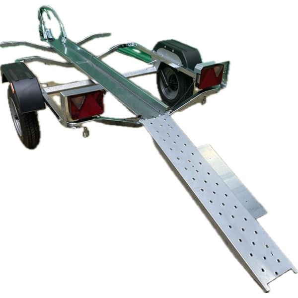 Remorque Porte-Moto ERDE PM320 avec rampe intégrée – Image 2