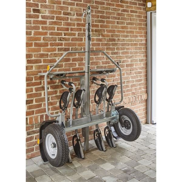 Remorque porte-vélos sur attelage Mottez Zeus pour 4 vélos – Image 4
