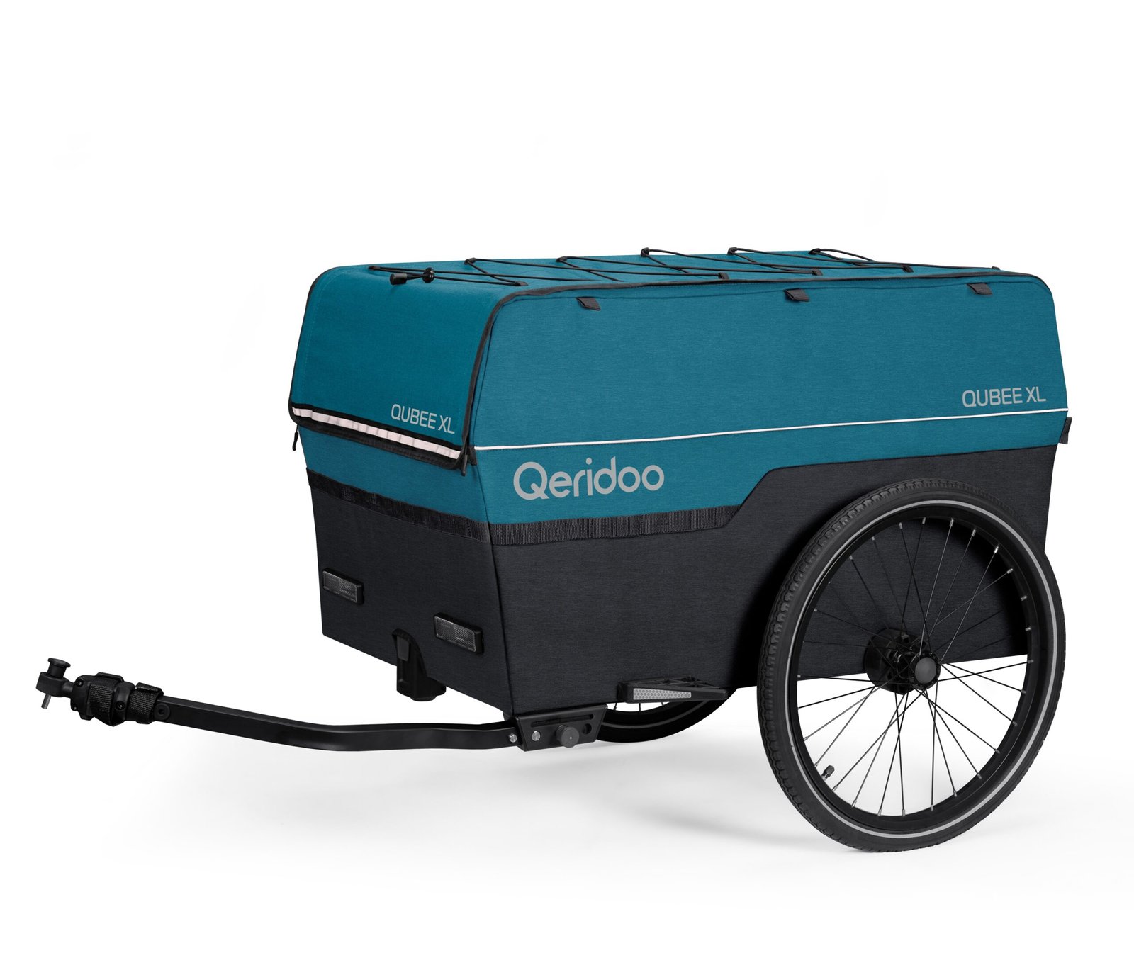 Qeridoo Lastenanhänger Qubee XL - Grey