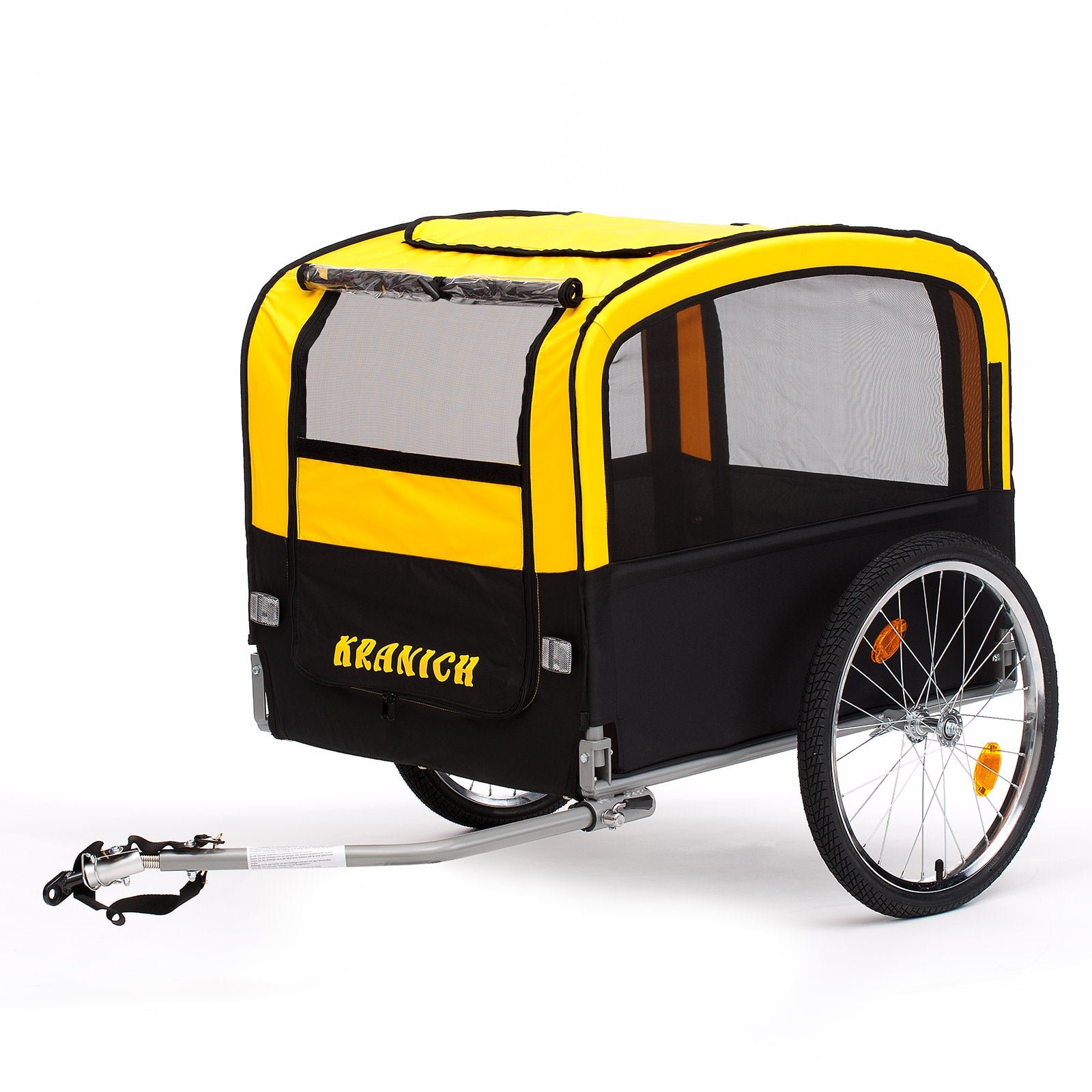 Blue Bird Fahrradanhänger für Hunde - Gelb - Gelb