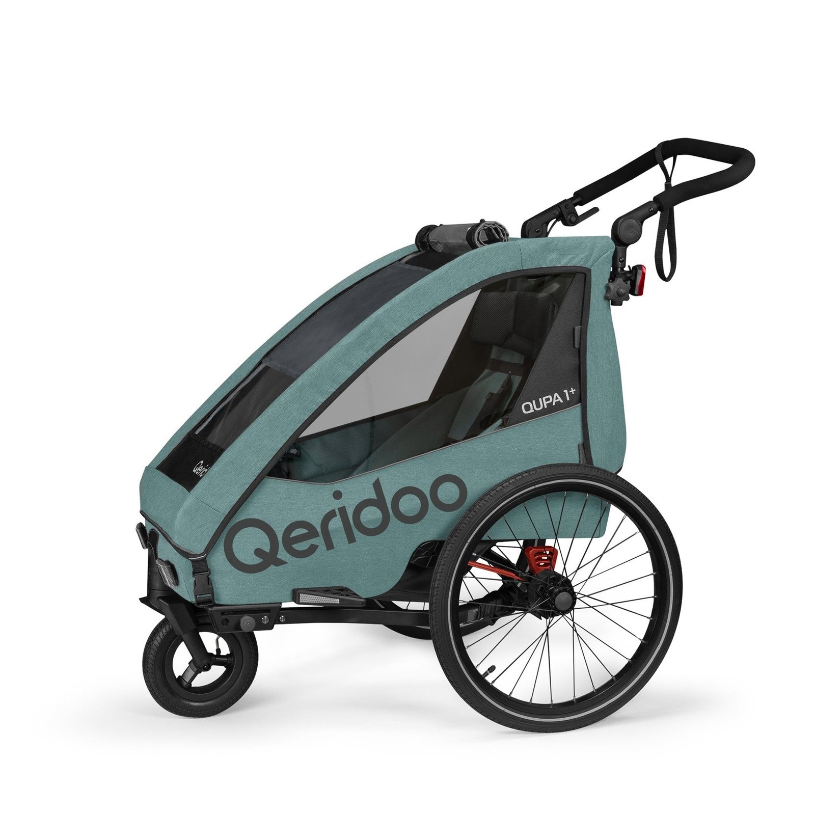 Qeridoo Qupa1 Plus Fahrradanhänger für Kinder
