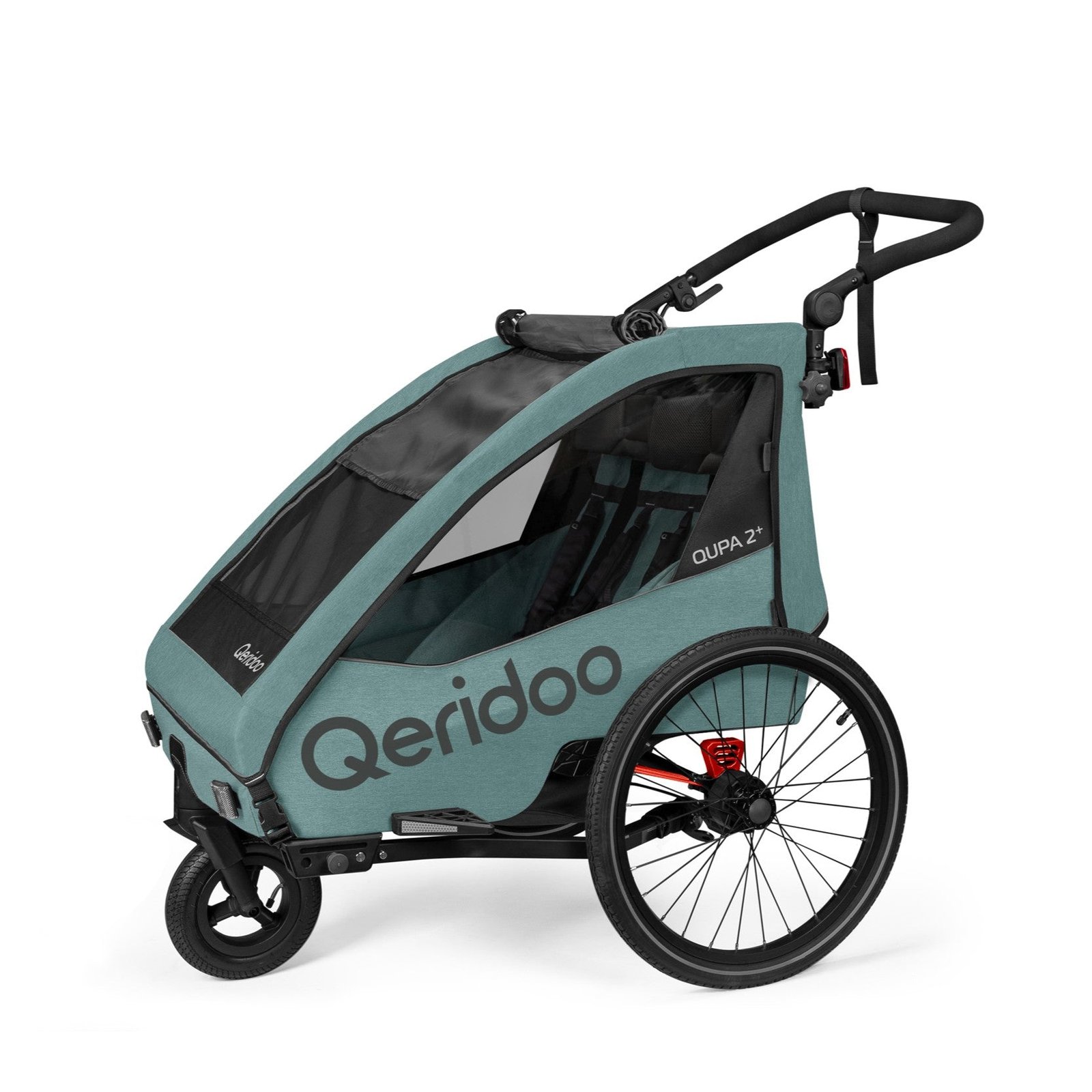 Qeridoo Qupa2 Plus Kinderanhänger fürs Fahrrad
