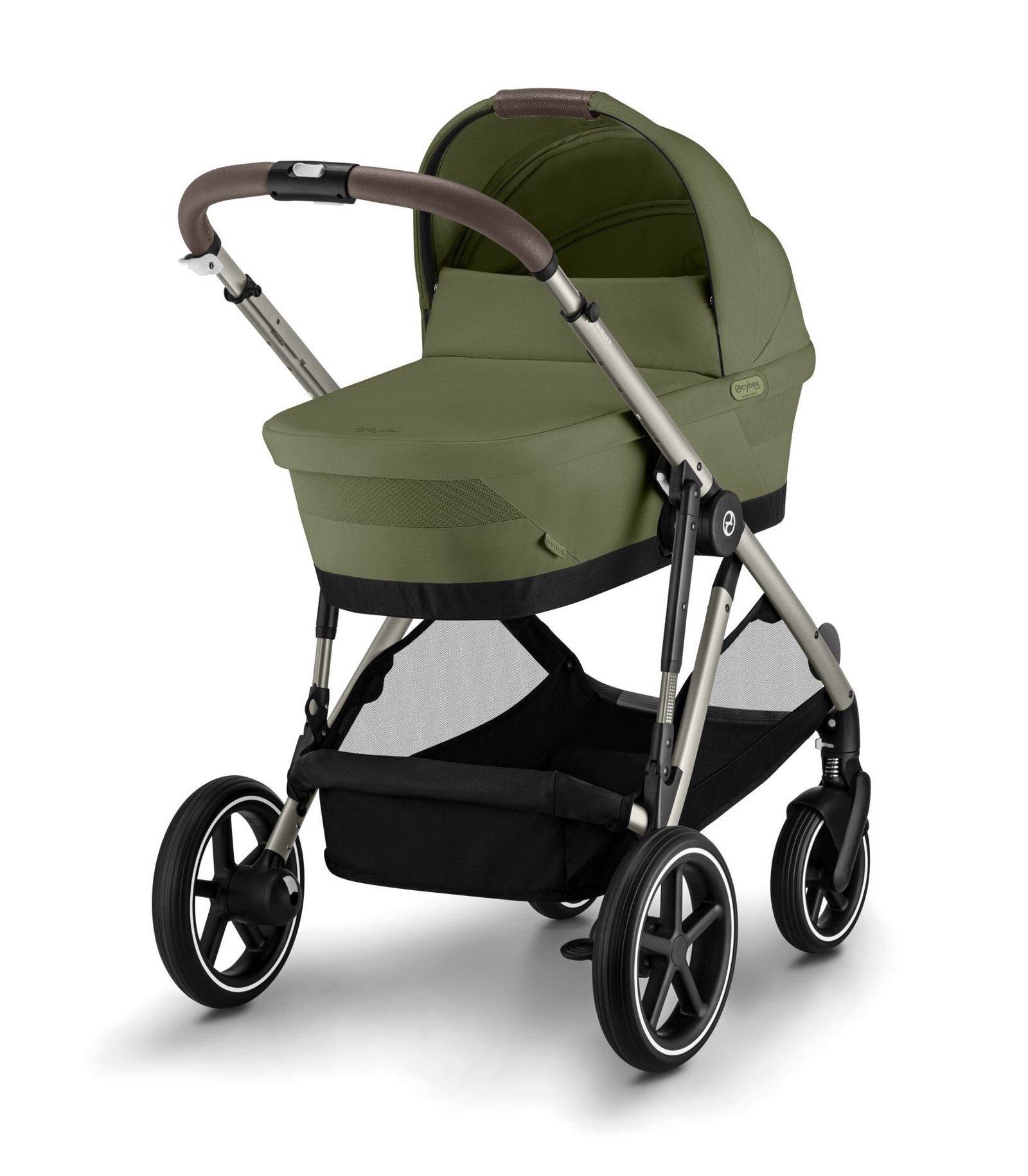 Cybex Gold e-Gazelle S Kombikinderwagen - Moss Green
