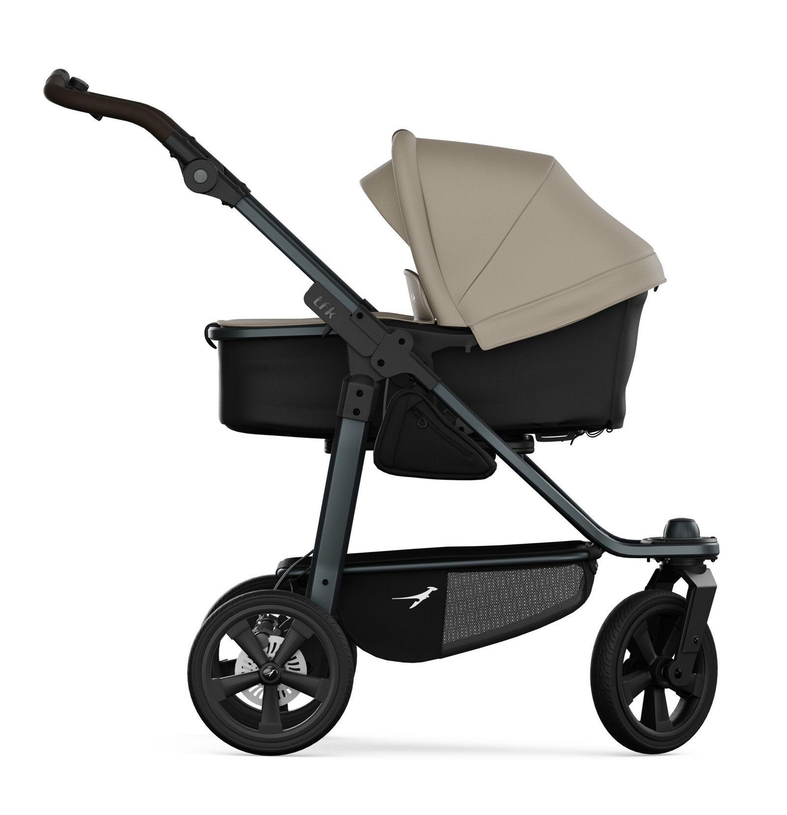 TFK mono 3 - Kombi Kinderwagen mit Luftkammer Radset - Sand