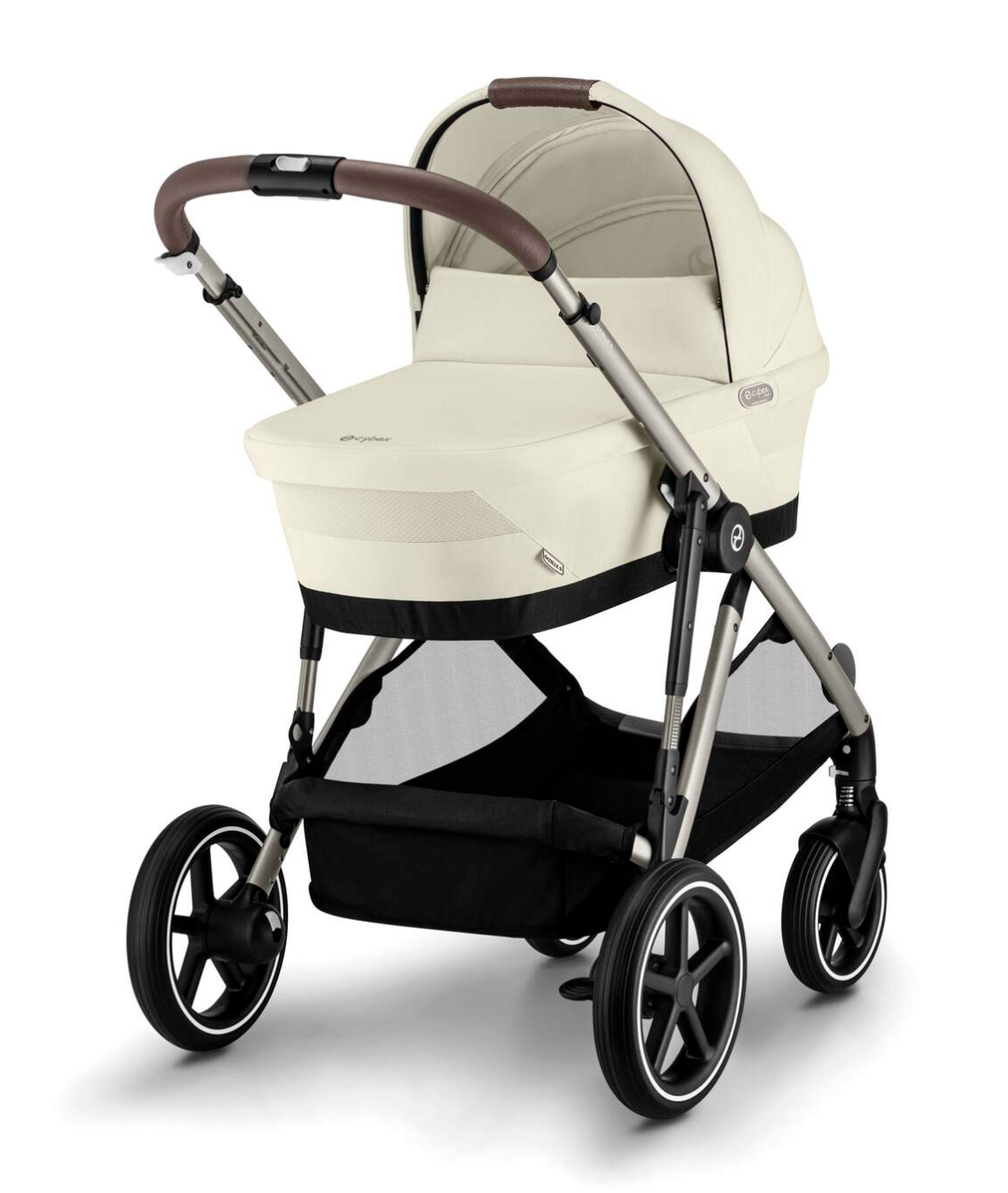 Cybex Gold e-Gazelle S Kombikinderwagen - Seashell Beige