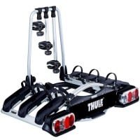 THULE EuroWay G2 Robuster Kupplungsträger für 3 Fahrräder – Schwarz/Aluminium