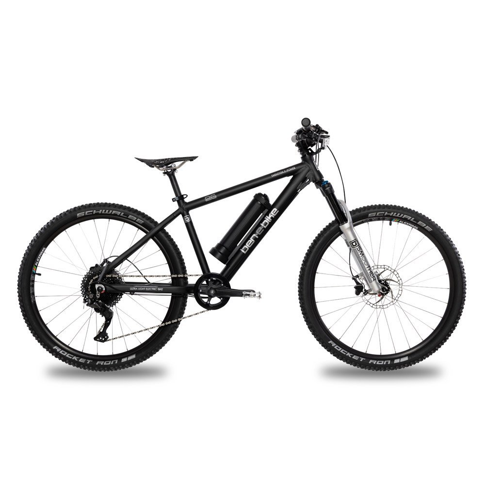 ben-e-bike TWENTYSIX E-Power Pro 2025 E-Bike für Kinder & Erwachsene - Black Edition