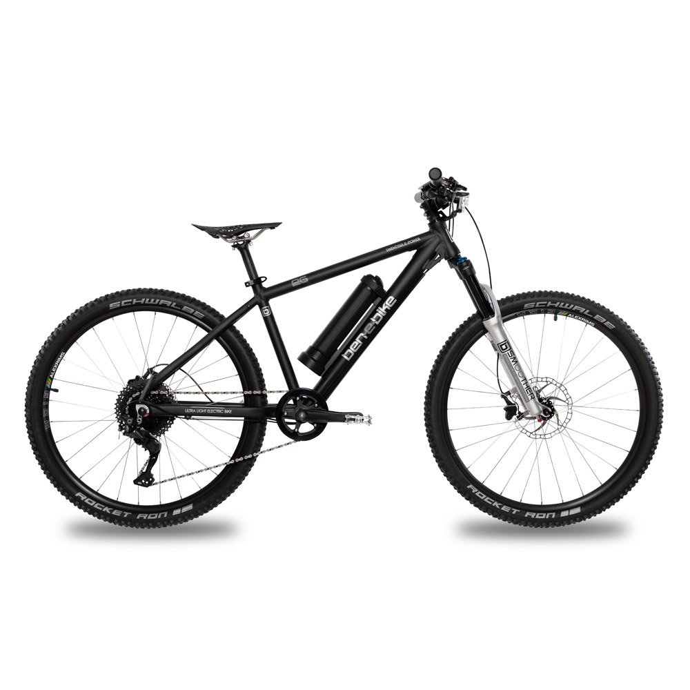 ben-e-bike TWENTYSIX E-Power Pro 2025 E-Bike für Kinder & Erwachsene - Black Edition