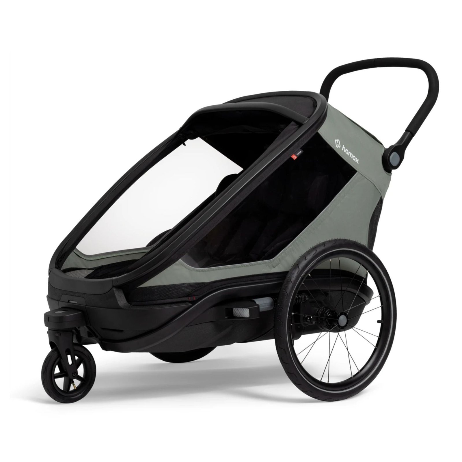 Hamax Outback Next Bike Trailer - Schwarz